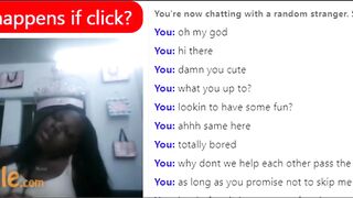 Black submissive likes pleasing daddy on Omegle