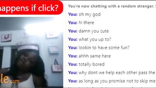 Black submissive likes pleasing daddy on Omegle