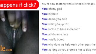Black submissive likes pleasing daddy on Omegle