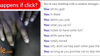 Black submissive likes pleasing daddy on Omegle