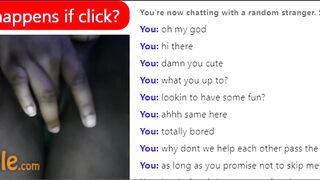 Black submissive likes pleasing daddy on Omegle