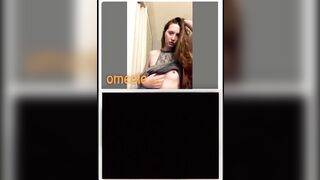 Cute Girl On Omegle Rides Pillow