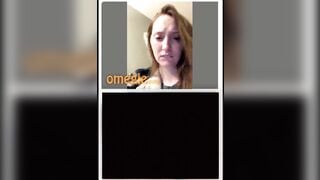 Cute Girl On Omegle Rides Pillow