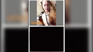 Cute Girl On Omegle Rides Pillow