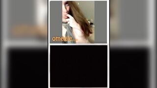 Cute Girl On Omegle Rides Pillow