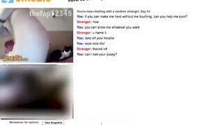 Omegle Girl In Hoodie