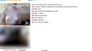 Omegle Girl In Hoodie