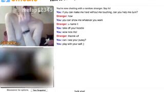 Omegle Girl In Hoodie