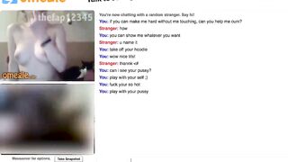 Omegle Girl In Hoodie