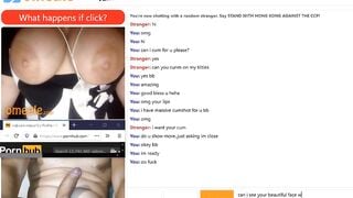 Omegle Big Boobs Vs Huge Cumshot