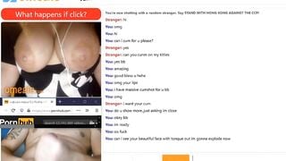 Omegle Big Boobs Vs Huge Cumshot
