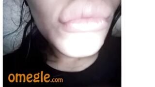 Omegle Girl Begs For Cum In Her Sluty Mouth