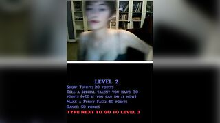 Sexy Girl Shows Off On Omegle