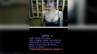 Sexy Girl Shows Off On Omegle