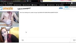 Making Tattoo Hottie Cum on Omegle