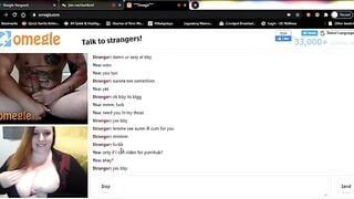 Making Tattoo Hottie Cum on Omegle