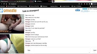 Making Tattoo Hottie Cum on Omegle