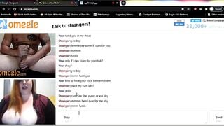 Making Tattoo Hottie Cum on Omegle
