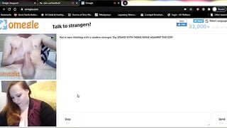 Making Tattoo Hottie Cum on Omegle