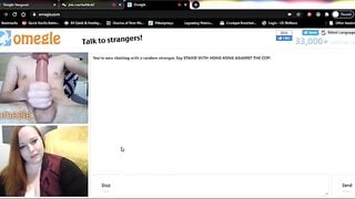 Making Tattoo Hottie Cum on Omegle