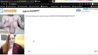 Making Tattoo Hottie Cum on Omegle