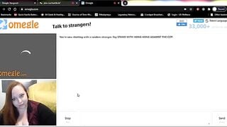 Making Tattoo Hottie Cum on Omegle
