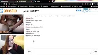 Making Tattoo Hottie Cum on Omegle