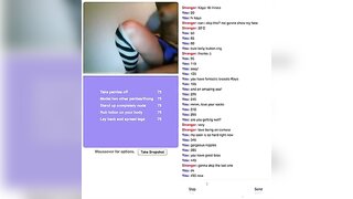 Awesome Girl Obeys Rules On Omegle