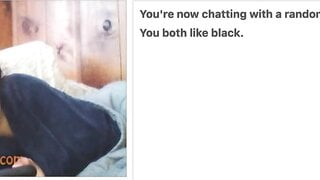 Omegle Ebony Nip Slip