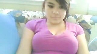Finally She Flashes Them Titties