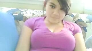 Finally She Flashes Them Titties