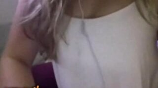 Omegle Girl Masturbates With Electric Toothbrush