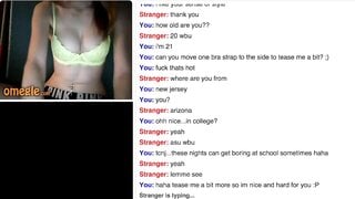 20 Year Old College Girl Plays On Omegle