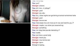 20 Year Old College Girl Plays On Omegle