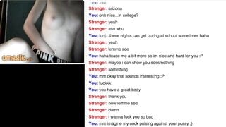 20 Year Old College Girl Plays On Omegle
