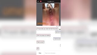 Showing Her Pussy And Asshole To Me On Omegle