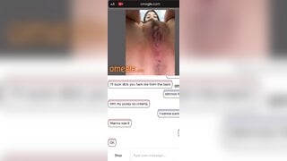 Showing Her Pussy And Asshole To Me On Omegle