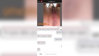 Showing Her Pussy And Asshole To Me On Omegle