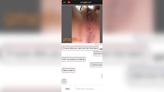 Showing Her Pussy And Asshole To Me On Omegle
