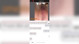 Showing Her Pussy And Asshole To Me On Omegle