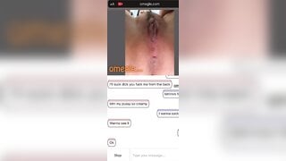 Showing Her Pussy And Asshole To Me On Omegle