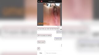 Showing Her Pussy And Asshole To Me On Omegle