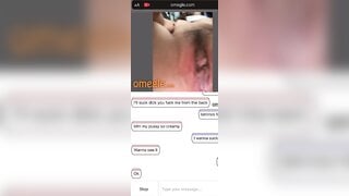 Showing Her Pussy And Asshole To Me On Omegle