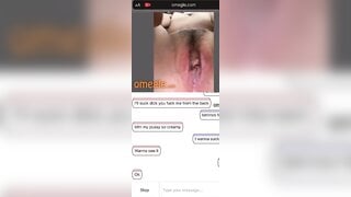 Showing Her Pussy And Asshole To Me On Omegle