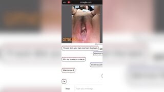 Showing Her Pussy And Asshole To Me On Omegle