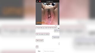Showing Her Pussy And Asshole To Me On Omegle