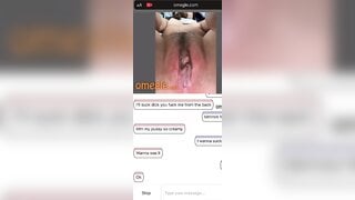 Showing Her Pussy And Asshole To Me On Omegle
