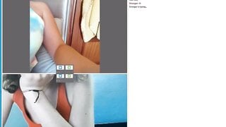 Omchater Omegle Portuguese Lesbian Masturbates