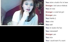Omegle Girl Cums with Sound