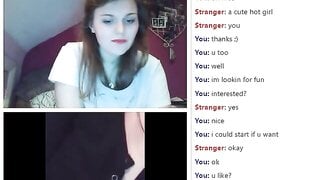 Omegle Girl Cums with Sound